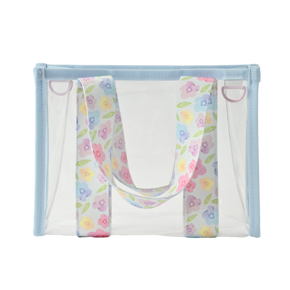 Gelato Series Clear Toiletries Tote Bag Mini - GELATO FLOWER